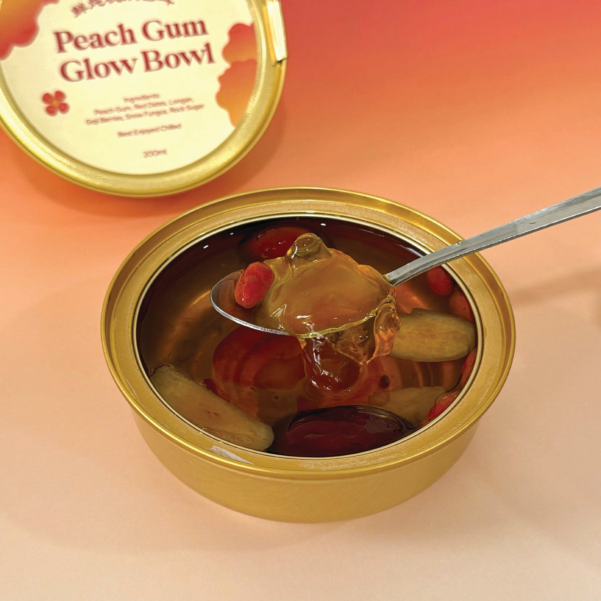 Peach Gum Glow Bowl (4 Bowls Per Set)